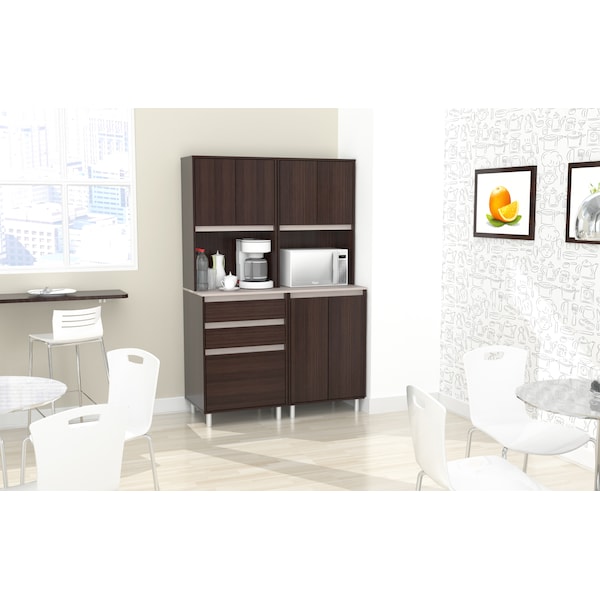 Break Room Cabinet Storage System